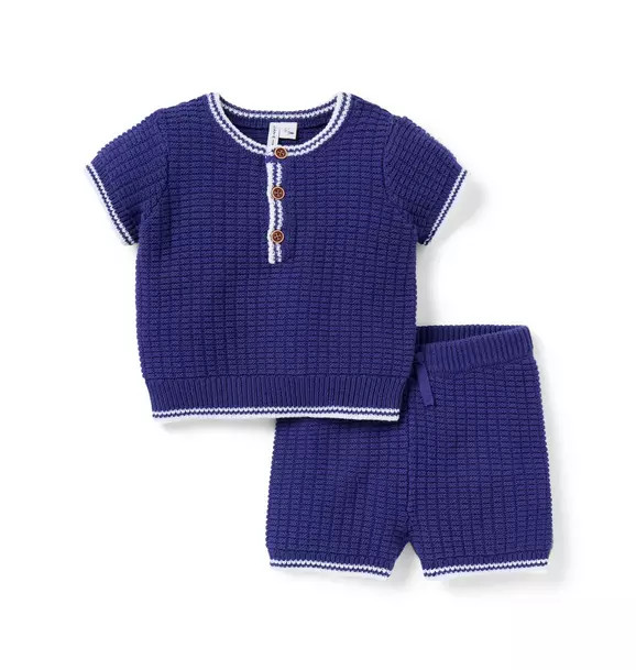 Baby Waffle Knit Matching Set | Janie and Jack