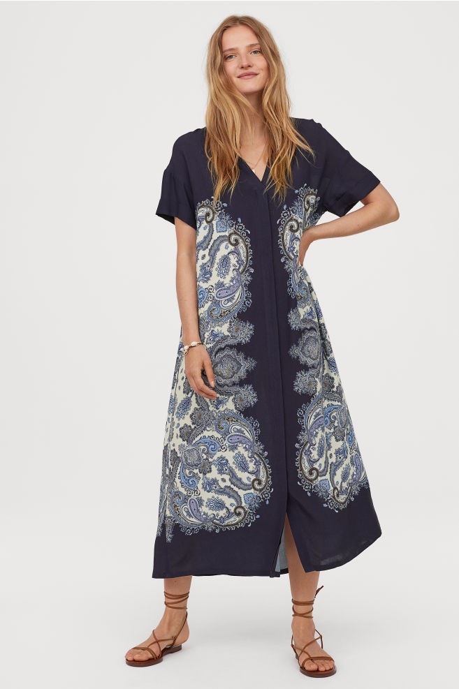 Patterned Shirt Dress | H&M (US + CA)
