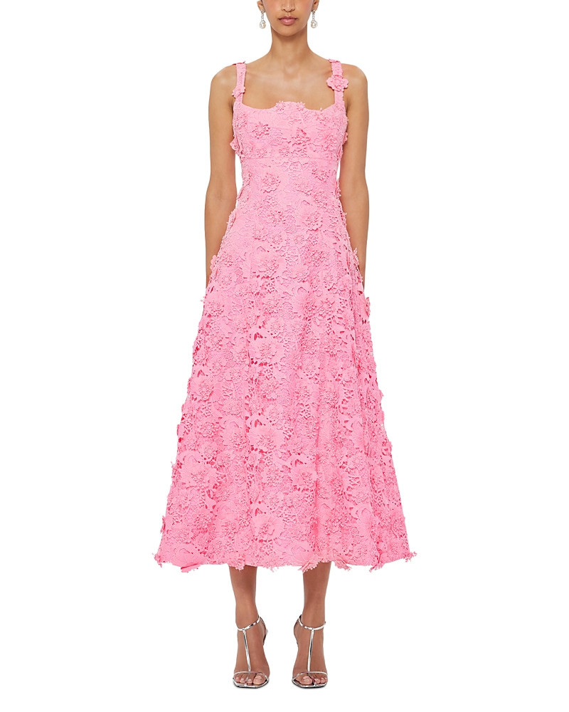 Leo Lin Odette Lace Midi Dress | Bloomingdale's (US)