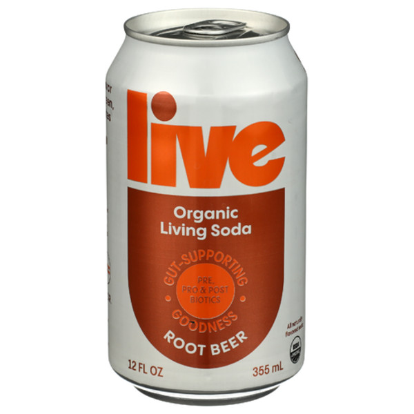 Live Soda Organic Root Beer Living Soda | Instacart