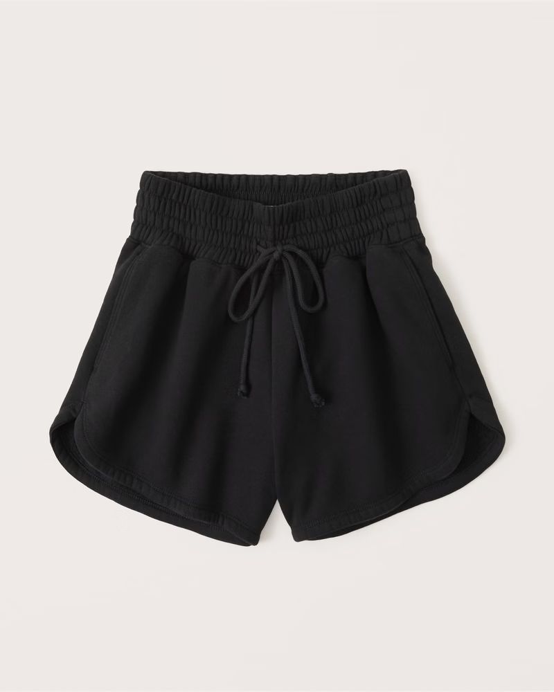 Women's Dolphin-Hem Fleece Shorts | Women's | Abercrombie.com | Abercrombie & Fitch (US)