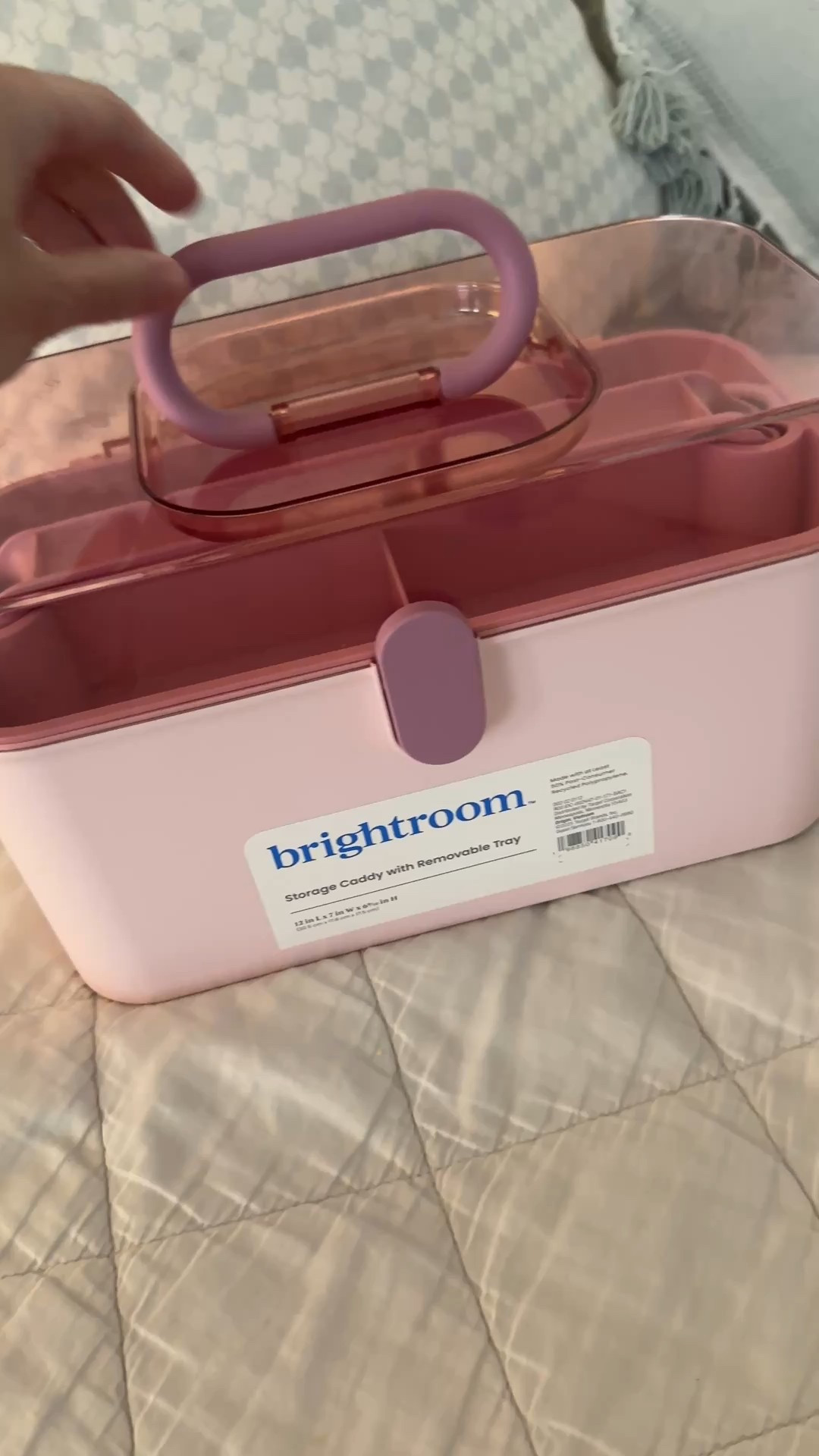 Target storage box! I’m using this for a medicine kit for my daughter’s dorm. 

#LTKHome #LTKSaleAlert