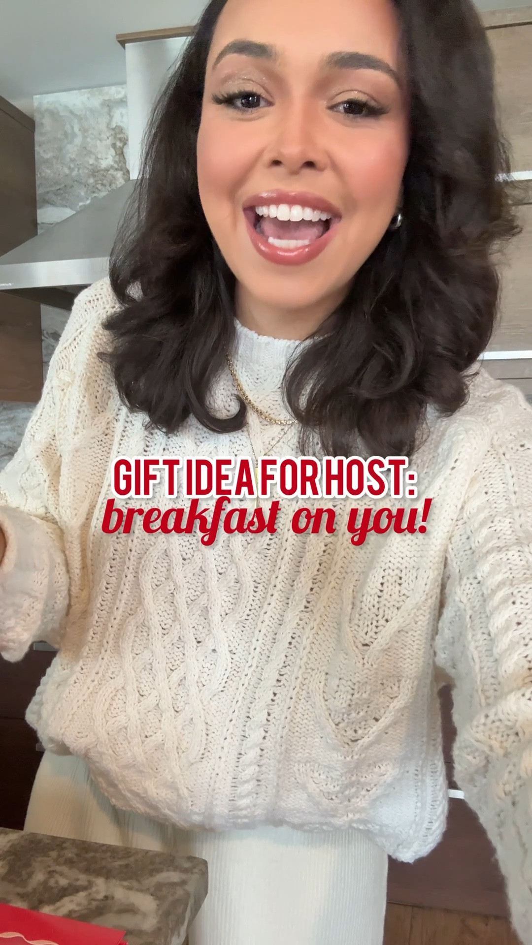 EASY GIFT IDEA FOR HOST: package some choc chip banana bread muffins (linking our FAVORITE brand) or cinnamon rolls in a festive container with a handwritten note saying: “Thanks for hosting! Your family is truly THE BEST, breakfast on us so tomorrow you can enjoy & rest!” ❤️🎁

#LTKGiftGuide #LTKHoliday #LTKdayinmylife