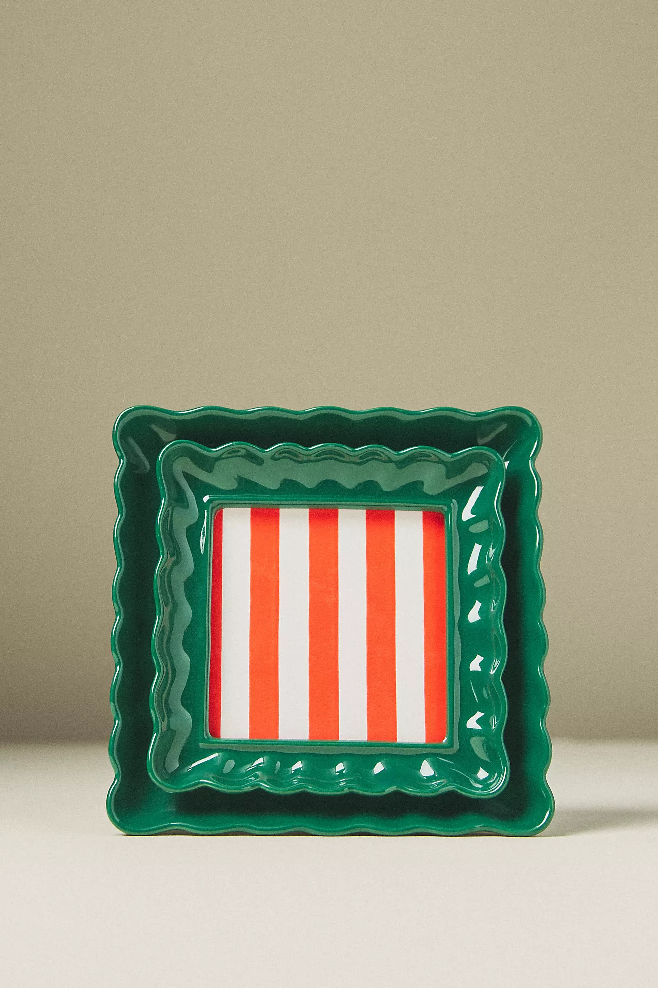Maeve Scalloped Stoneware Picture Frame | Anthropologie (US)