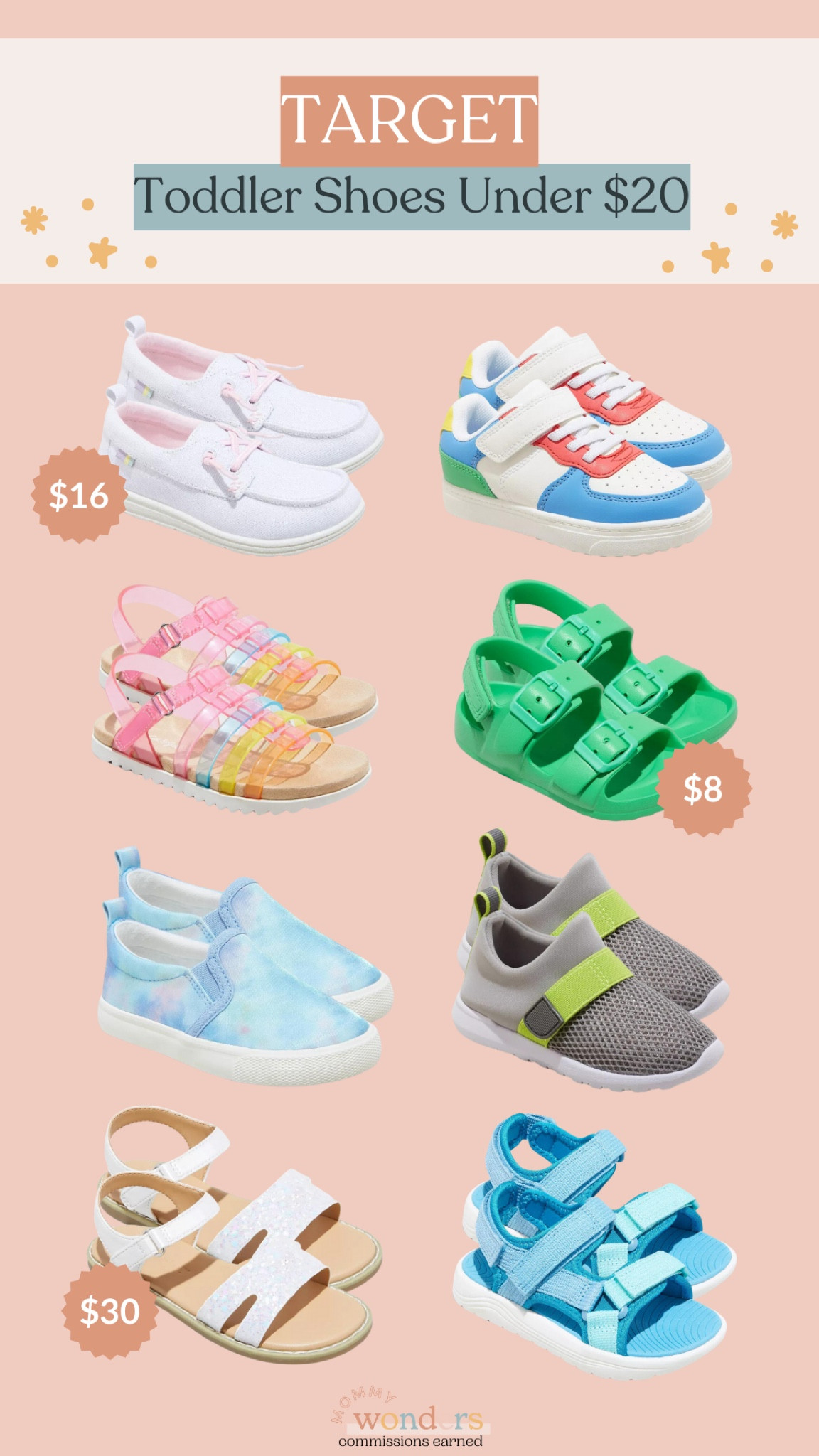 These toddler summer shoes are under $20 at Target! 

#LTKSeasonal #LTKShoeCrush #LTKKids