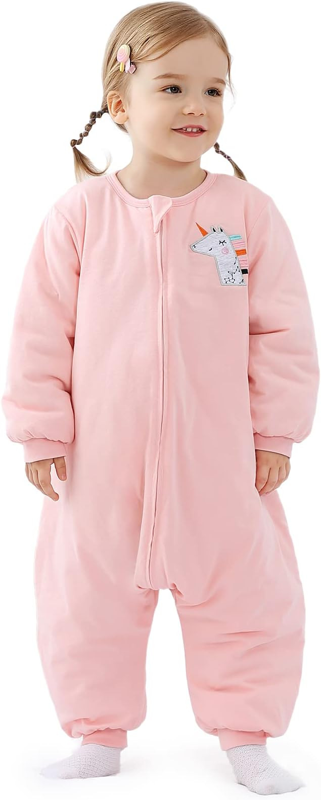 WONDAY Toddler Sleep Sack with Legs, 2.5 TOG Winter Wearable Blanket, Cozy Cotton Walker Sleep Sa... | Amazon (US)