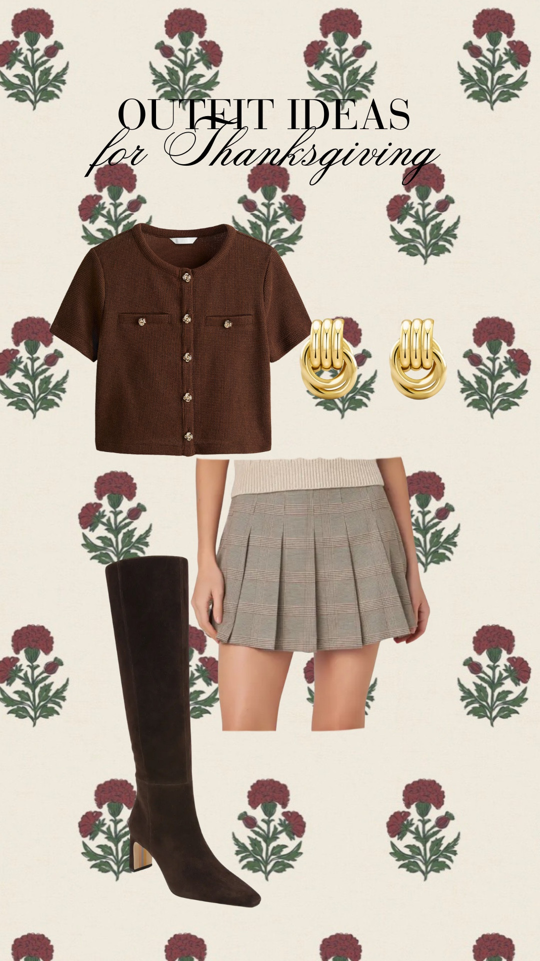 Fall outfit idea for Thanksgiving or family photos!