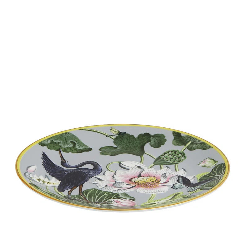 Wonderlust Waterlily Plate Coupe 7.8" | Perigold