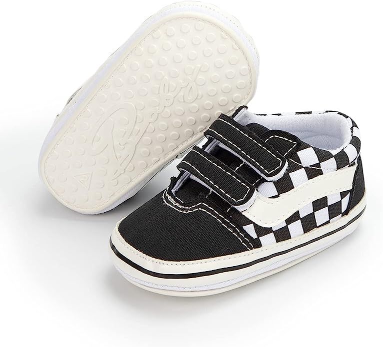 Aploxphy Baby Boys Girls Canvas Casual Sneakers Soft Sole Newborn Ankle Infant Flat Lazy Loafers ... | Amazon (US)