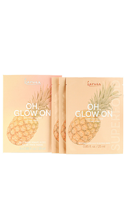 Karuna Oh Glow On Sheet Mask 3 Pack in Beauty: NA. | Revolve Clothing (Global)