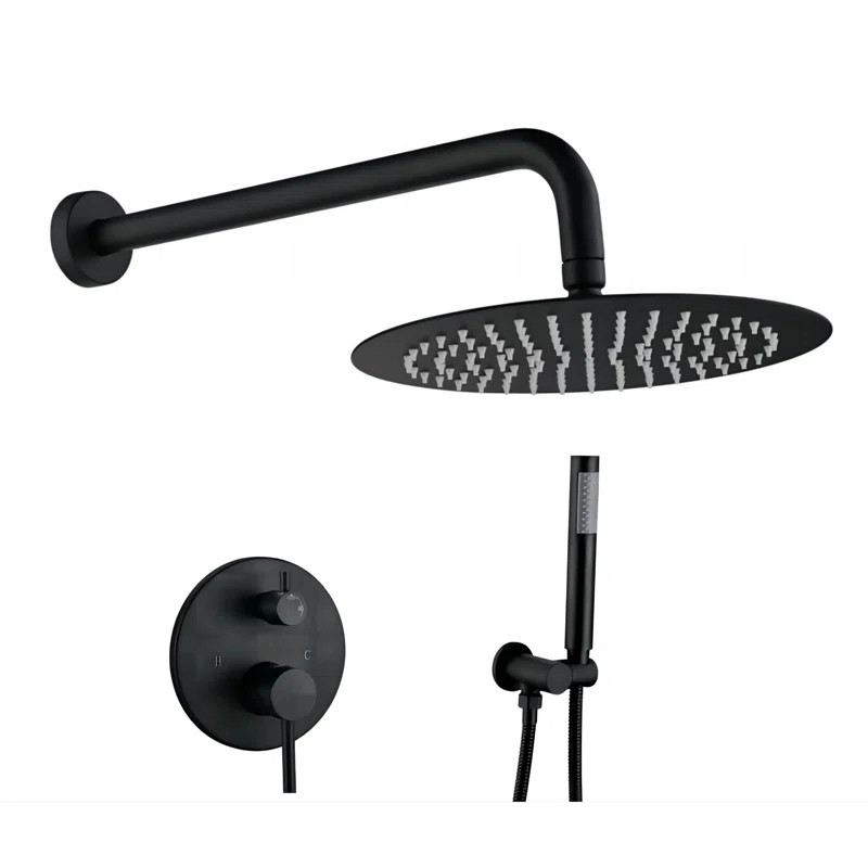 MB-NK0711 Complete Shower System With Rough-In Valve | Wayfair North America