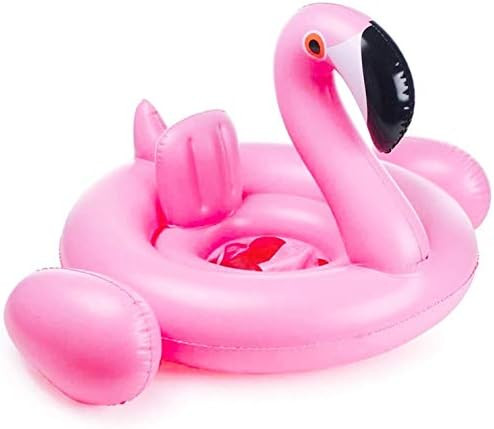 Amazing 7 Inflatable Flamingo Pool Floats, Baby Pool Folaties, Infant Swimming Seat, with Head Re... | Amazon (US)