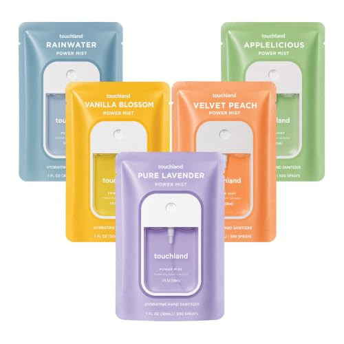 Touchland Hand Sanitizer Spray, Blossom 5 Set - 5 x 1 FL OZ | Amazon (US)