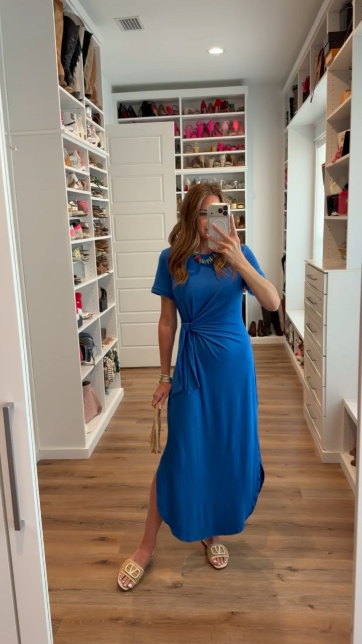 In a small dress, bag, necklace, sandals and accessories- fits tts.

#LTKgrwm #LTKSeasonal #LTKootd