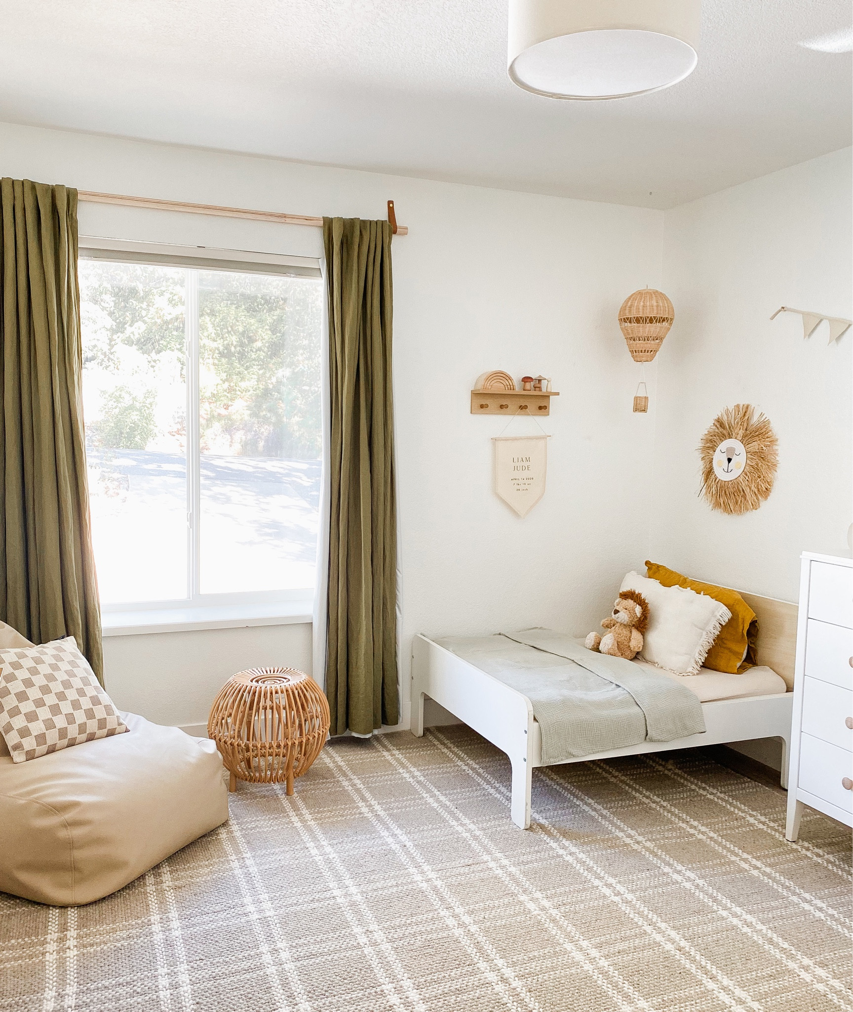 The boys’ room is fun, neutral, and adventurous 🦁 check out the colors, patterns and textures we I used!

#LTKkids #LTKfindsunder100 #LTKhome