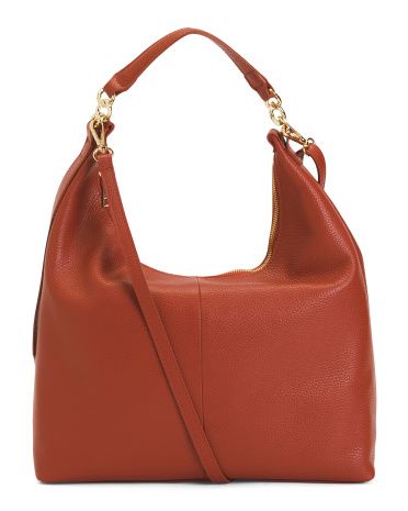 Made In Italy Leather Crescent Hobo | TJ Maxx