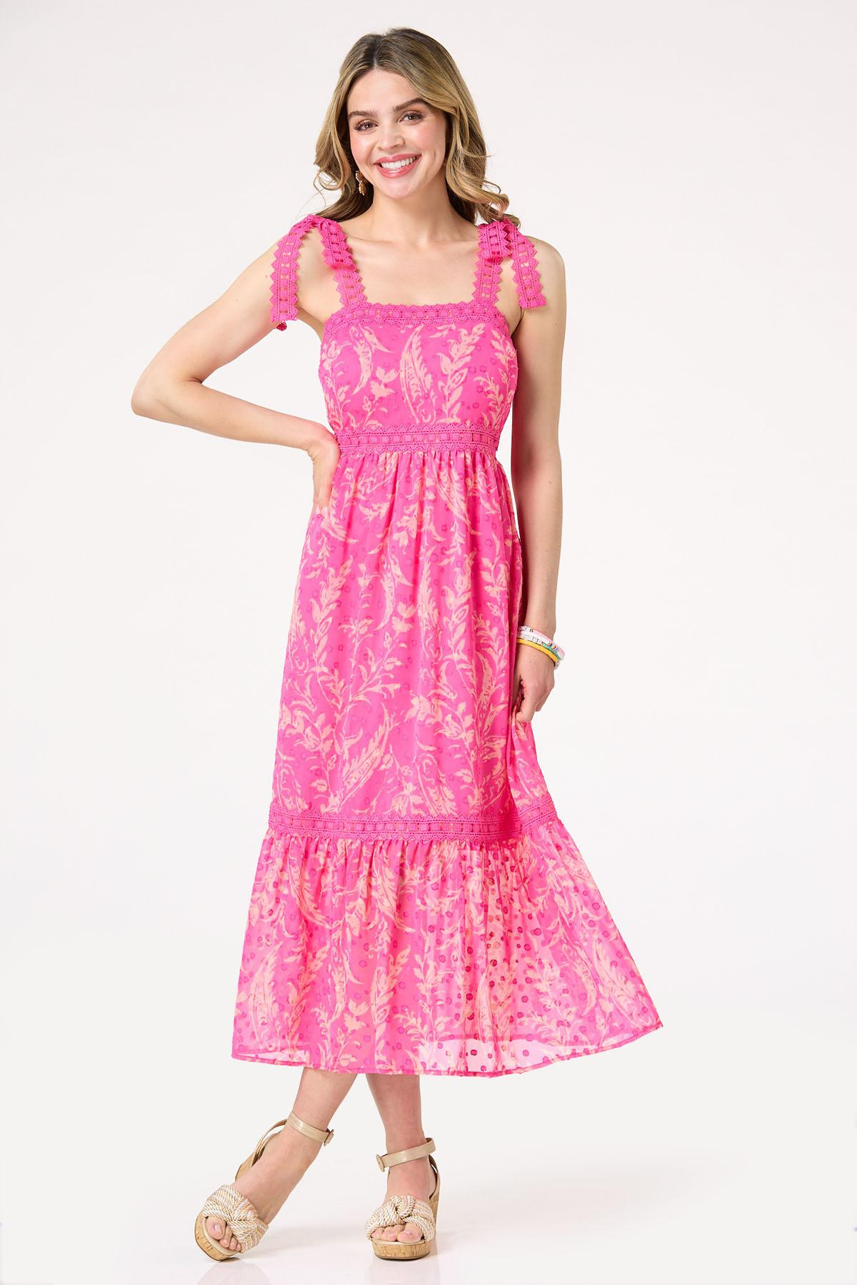 Crochet Strap Maxi Dress | Cato Fashions