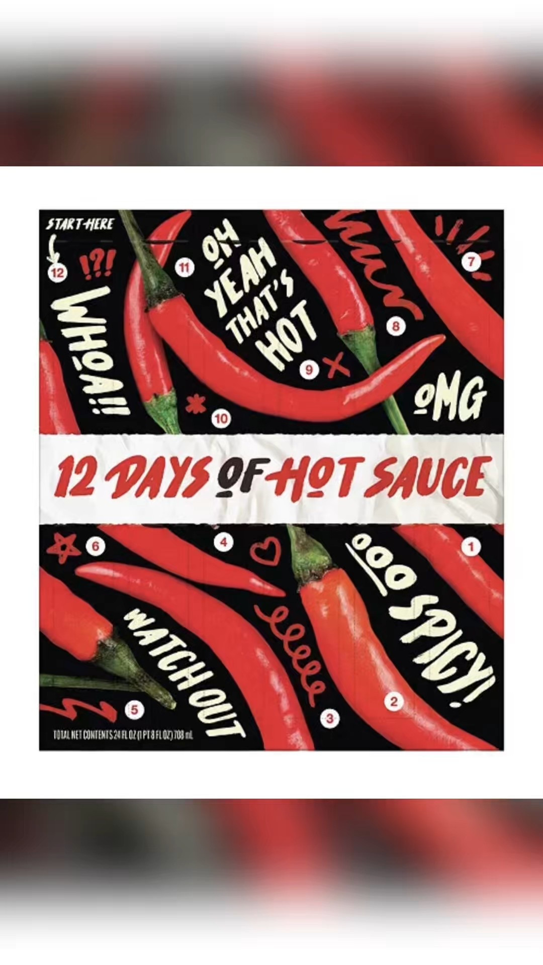 Holiday 12 Days of Hot Sauce Gift Box Advent Calendar
26.60 (30% off) FRIEND applied

#LTKSaleAlert #LTKHoliday #LTKGiftGuide