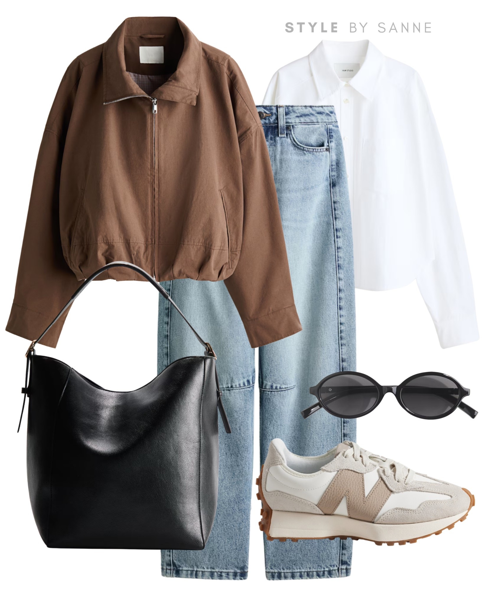 A light camel jacket paired with deep brown trousers creates a rich, tonal base. Styled with a striped shirt, casual sneakers and soft accessories for an effortless everyday look that feels relaxed yet put together.🌸🤎

#LTKstyletip #LTKworkwear #LTKspring
