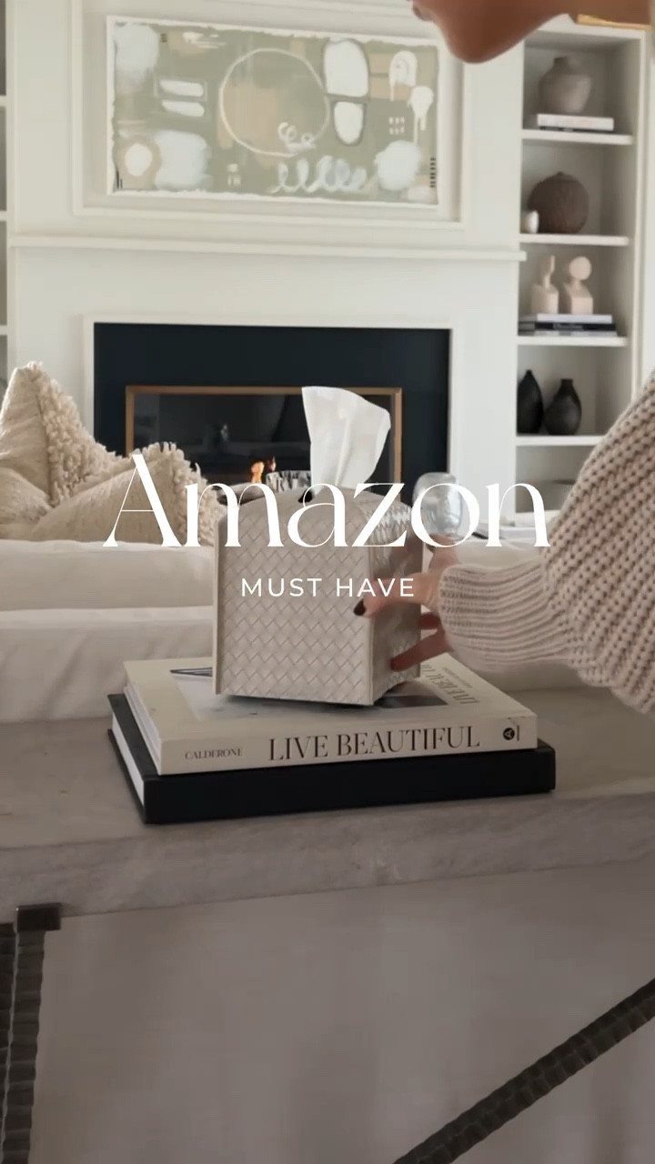 Amazon Must Have: This woven tissue box cover - Inexpensive & looks great with your home decor!

Comment LINK below & we’ll DM you a link to shop!