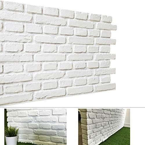 Faux Brick Wall Panels DIY Wall Decoration with Rustic Design Faux Rust Tuscan 3D Brick Wall Pane... | Amazon (US)