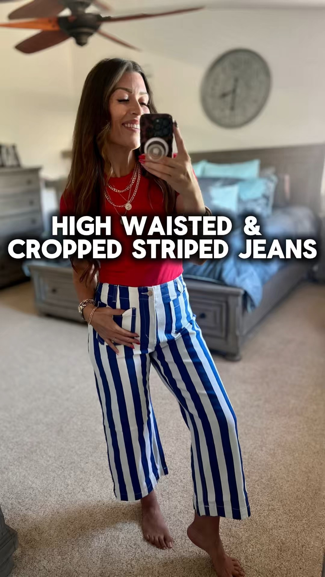 Fun red, white & blue themed outfit 🤩. Might switch out the top for a looser fit and I’ll link that one as well 🥰. 

Pants = 6
Bodysuit = M

#LTKSaleAlert #LTKStyleTip #LTKFindsUnder50