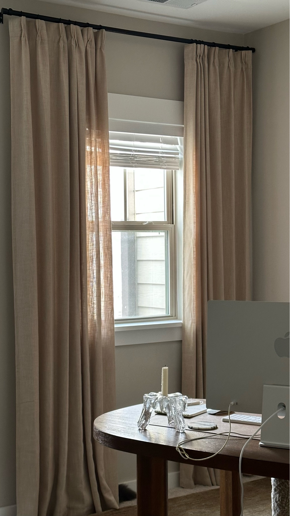 amazon pleated linen curtains, I got the color light khaki! 

#LTKHome