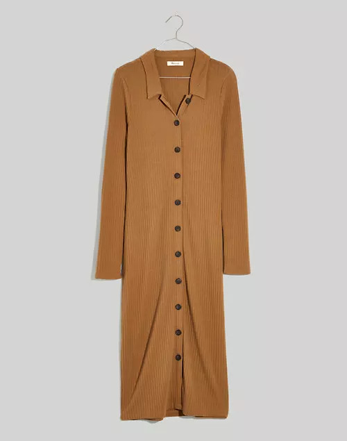 Button-Front Midi Shirtdress | Madewell