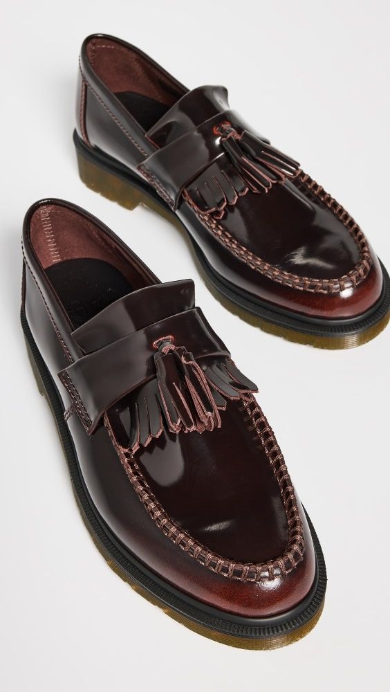 Dr. Martens Adrian Cherry Red Arcadia Loafers | Shopbop | Shopbop