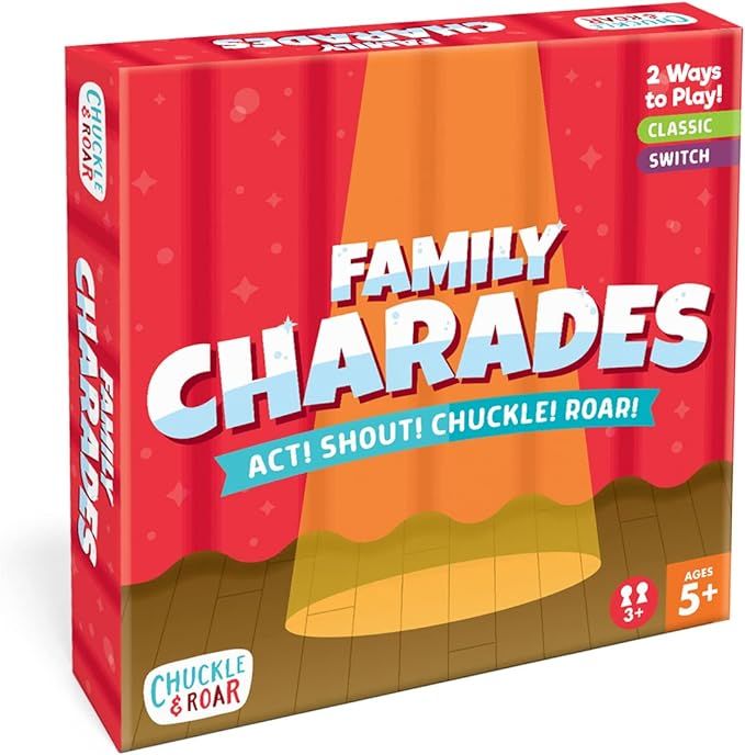 Chuckle & Roar - Family Charades - Family Game Night Classic - Switch charades for Group Acting -... | Amazon (US)