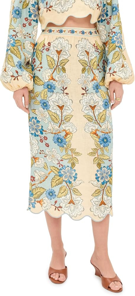 FARM Rio Women's Garden Scarf Midi Skirt | Amazon (US)