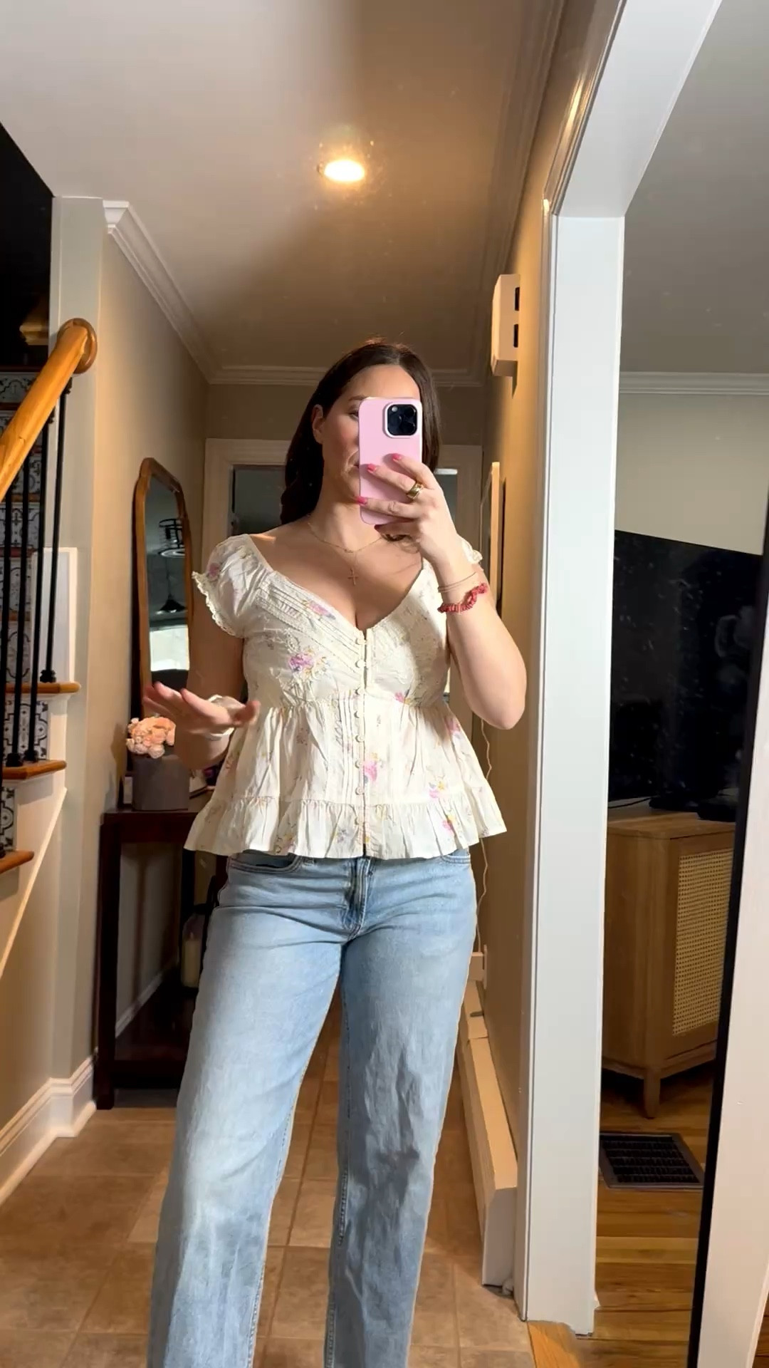 This top is currently on sale!! I’m wearing size small 

#LTKSaleAlert