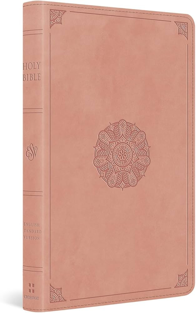 ESV Thinline Bible, Red Letter (TruTone, Pink, Emblem Design): Holy Bible, English Standard Versi... | Amazon (US)