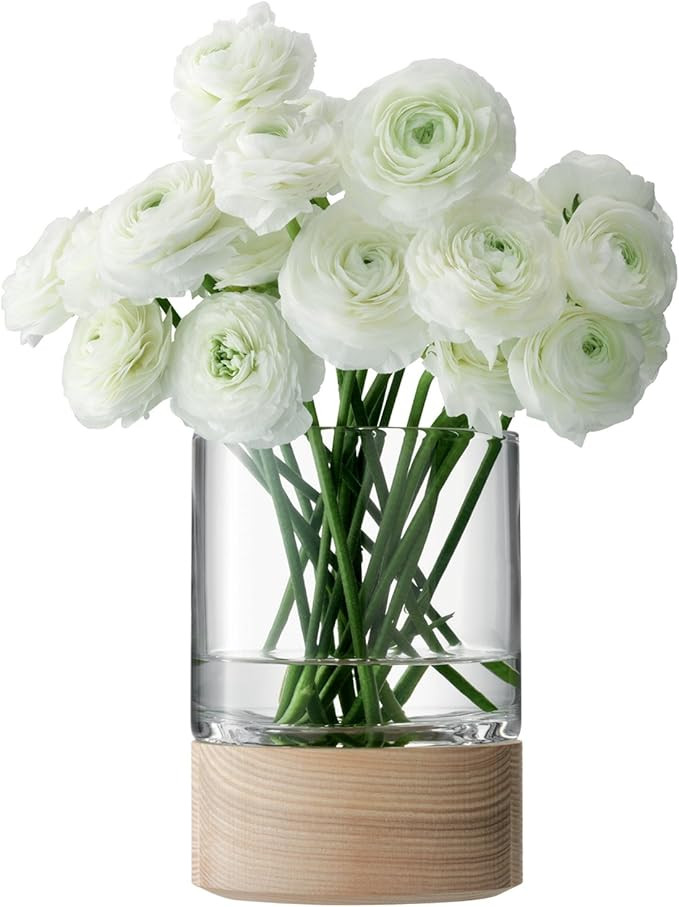 LSA International Lota Vase/Lantern & Ash Base, H7", Clear | Amazon (US)