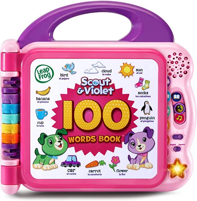 Amazon.com: LeapFrog Scout and Violet 100 Words Book (Amazon Exclusive), Purple : Tools & Home Im... | Amazon (US)