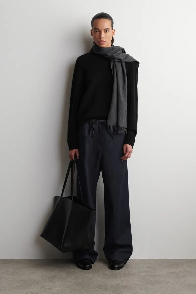 Drawstring Denim Pants (Women) | Nordstrom | Nordstrom