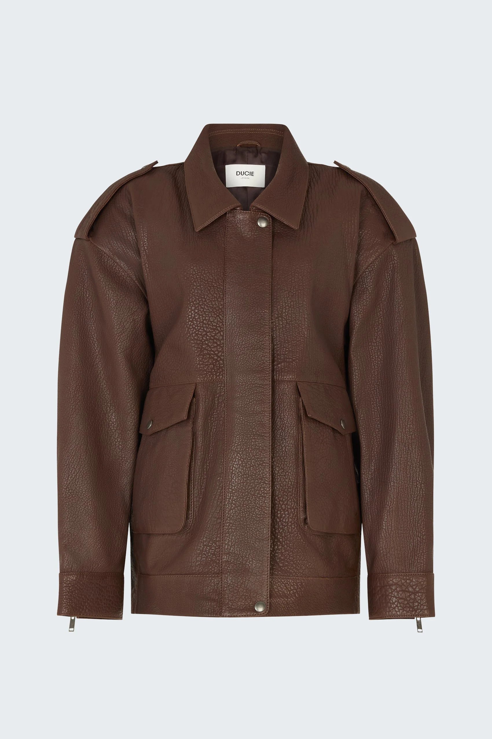 Opal Leather Jacket | DUCIE