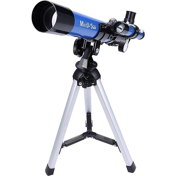 MaxUSee Kids Telescope 400x40mm with Finder Scope for Kids & Beginners + Portable 10X42 HD Monocular | Amazon (US)