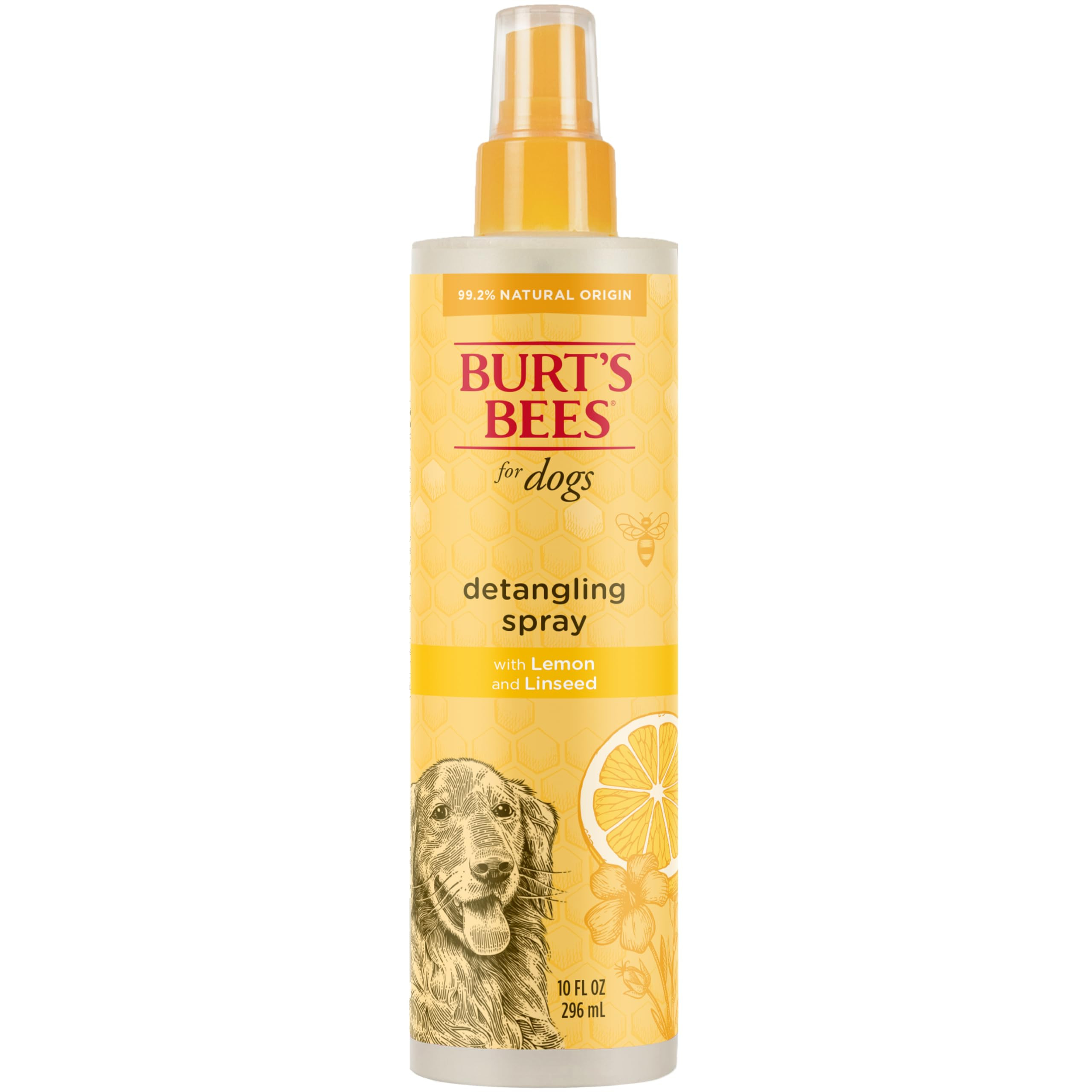Burt's Bees for Pets Dog Detangling Spray, Natural Leave-in Coat Detangler & Dog Deodorizing Groo... | Amazon (US)