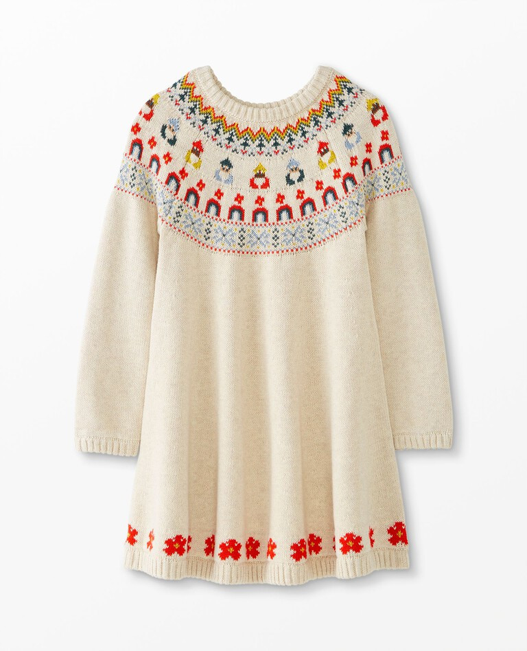 Fairisle Sweater Dress | Hanna Andersson
