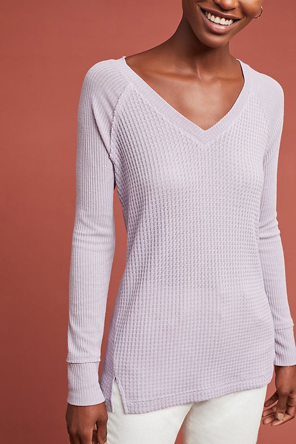 Pearson Waffle Top | Anthropologie (US)