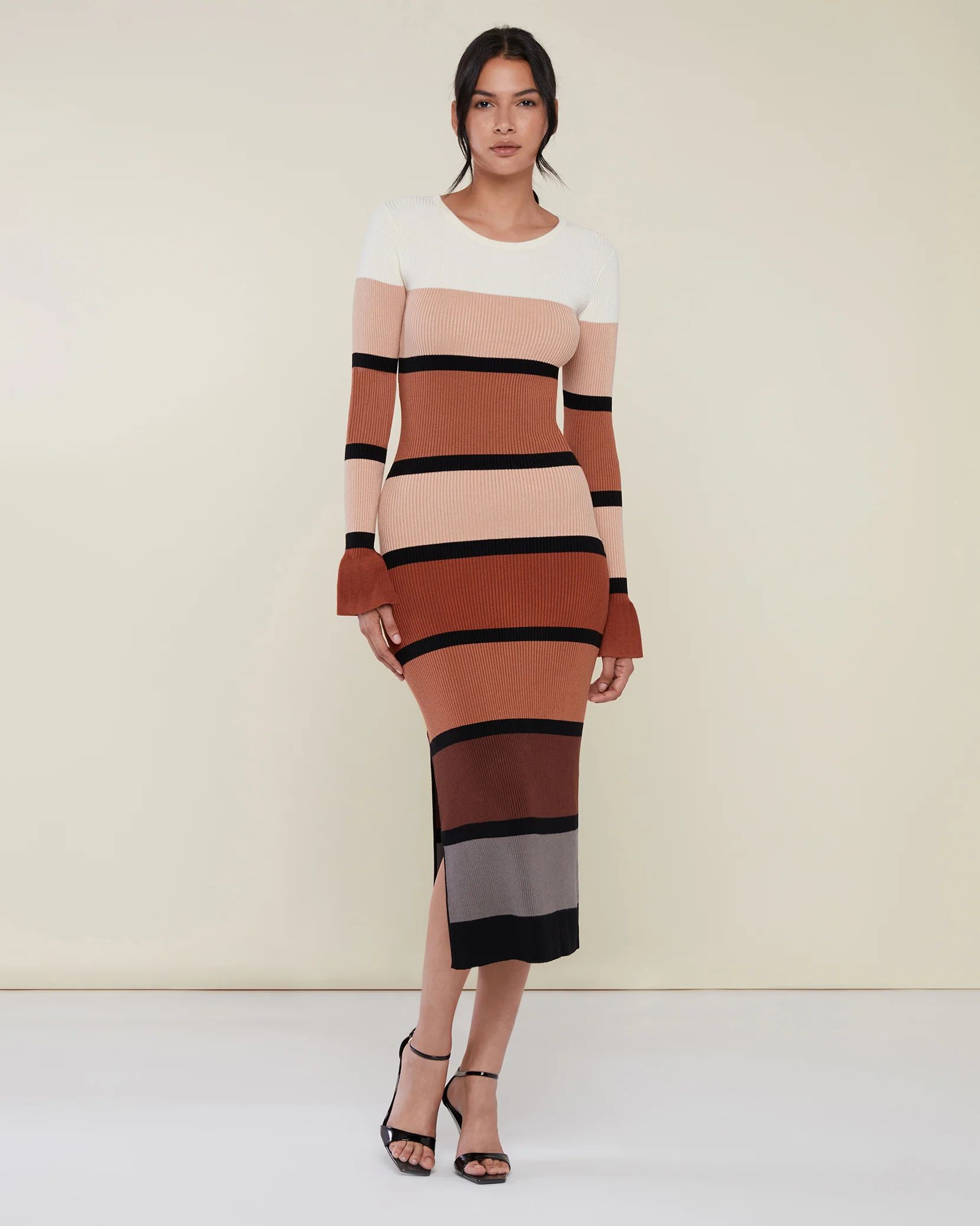 Colorblock Knit Midi Dress | Rachel Parcell