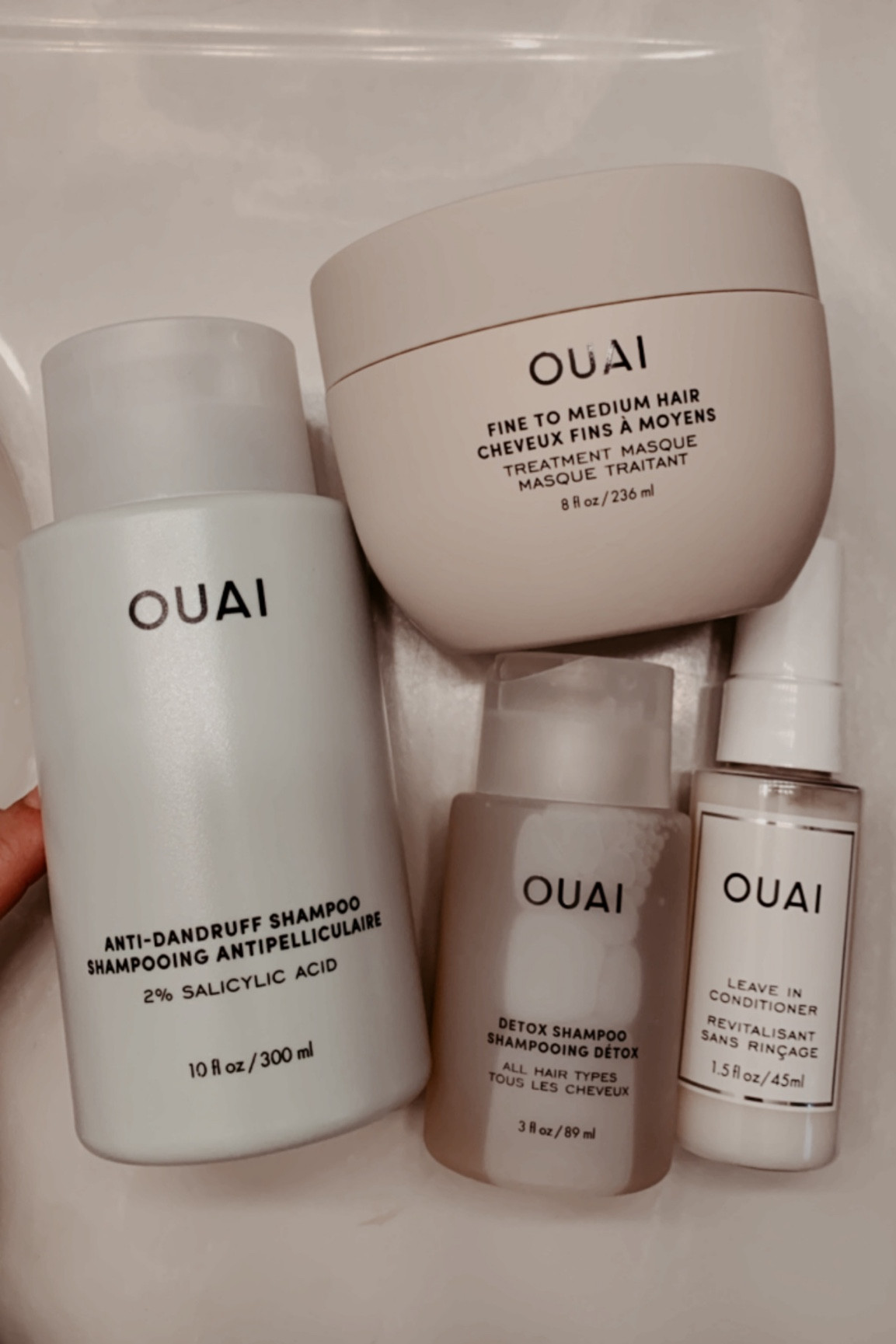OUAI Hair Products for my healthy hair journey.  20% OFF
Anti Dandruff Shampoo 
Detox Shampoo 
Hair Masque 
Leave In Conditioner 

#LTKsalealert #LTKbeauty #LTKFind