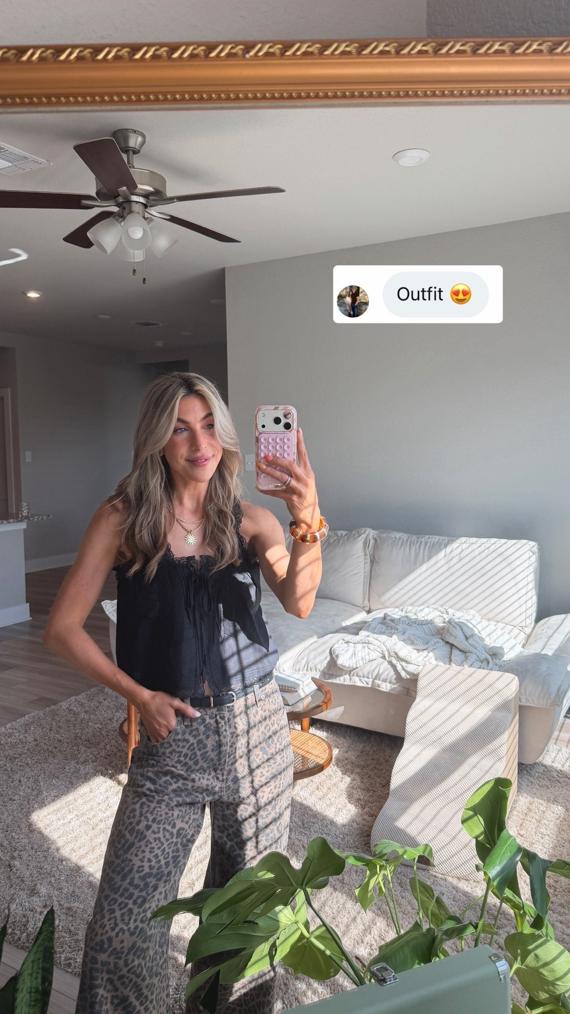 ootd! wearing a size small in this cute throw amazon top! jeans are x supply but old - so im linking some similars that i LOVE!! size up for a baggy fit! use code BRIT20 on all my jewelry from @ALLIE+BESS

#LTKdayinmylife #LTKgrwm #LTKootd