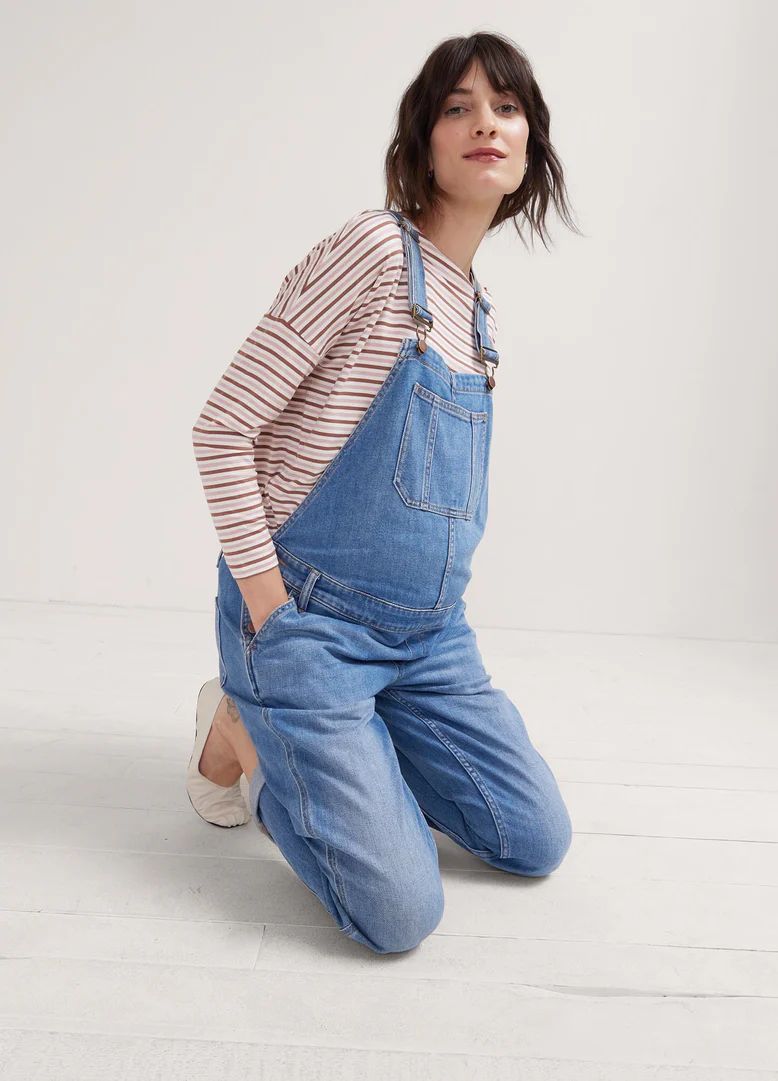 The Denim Maternity Overall | Hatch Collection