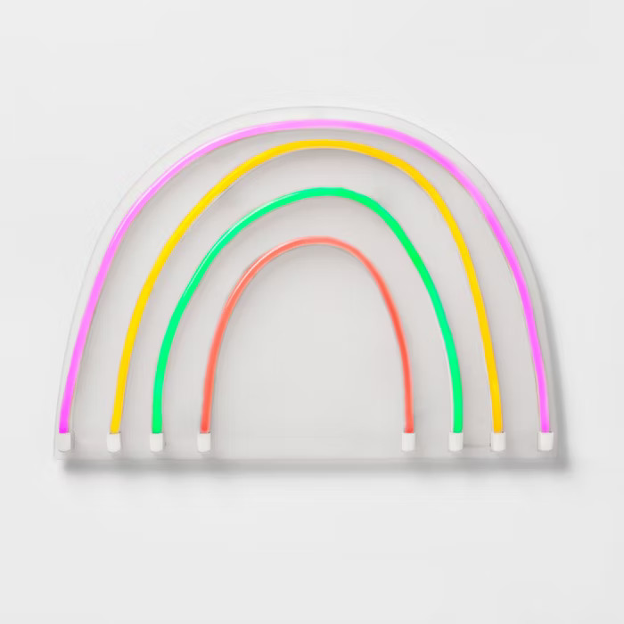 LED Neon Rainbow Sign - Pillowfort™ | Target