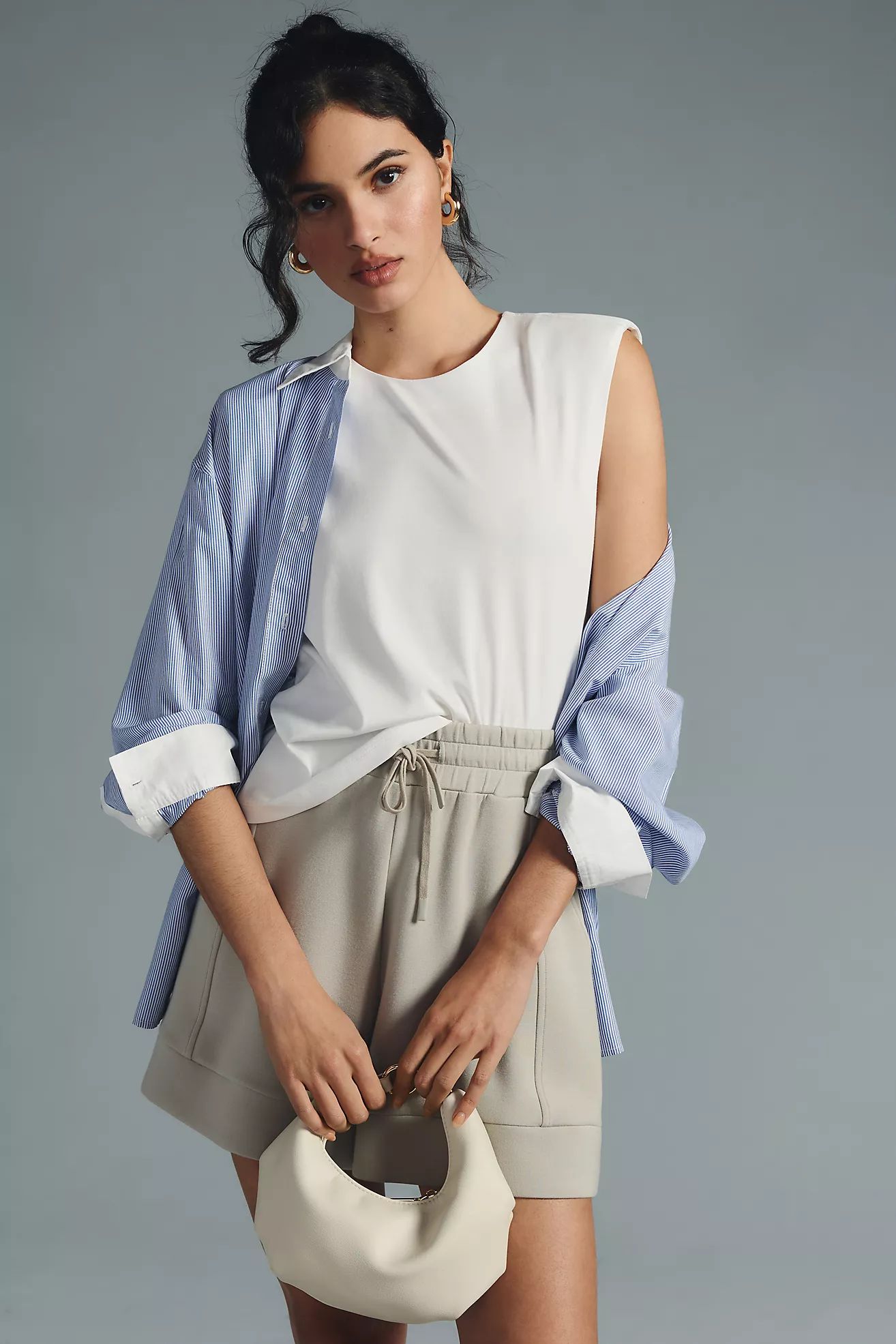 By Anthropologie Structured Sleeveless Top | Anthropologie (US)