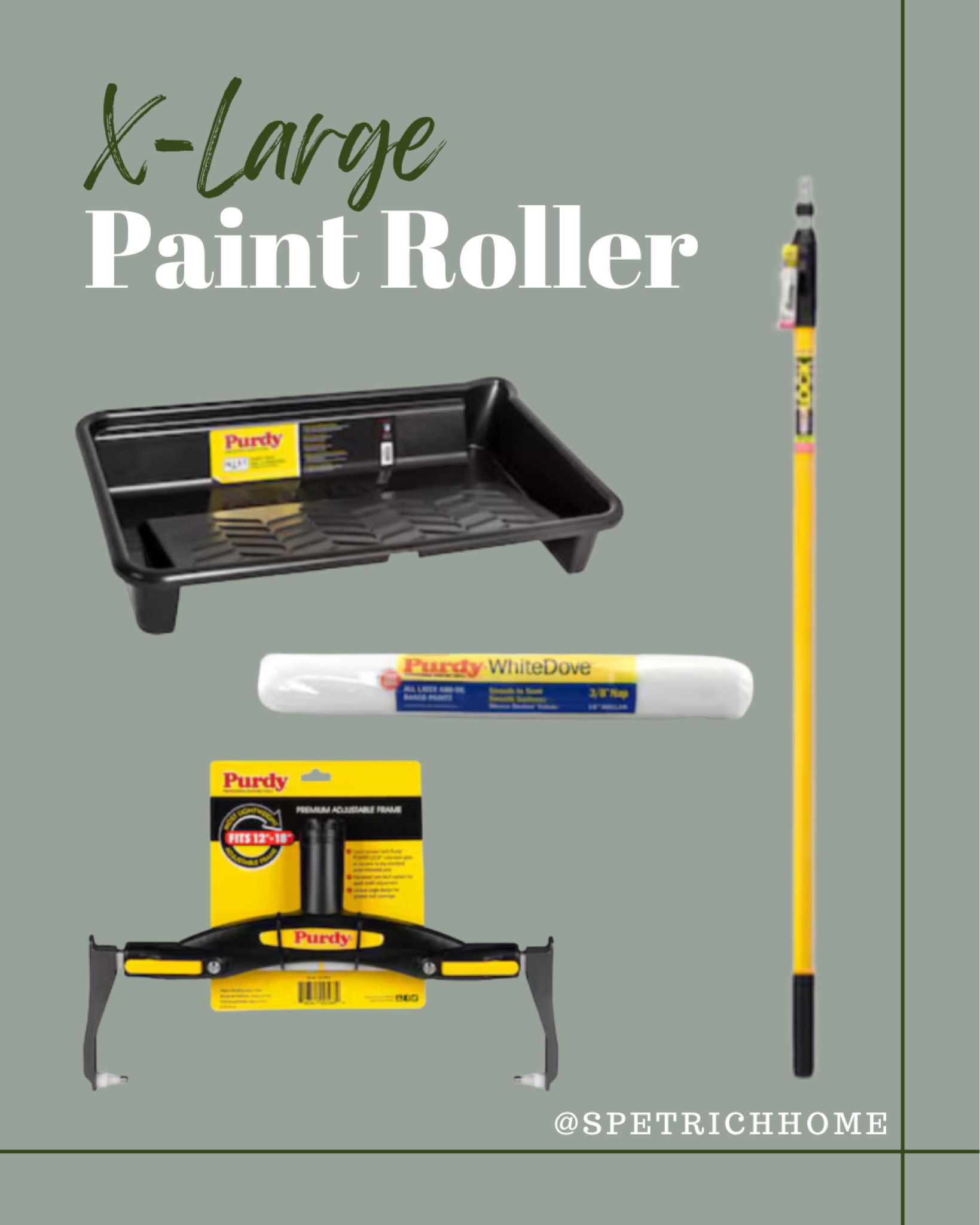 When tackling a large painting project, getting the big daddy of paint rollers is so important! It makes the job go so much faster! 

#LTKHome #LTKSaleAlert #LTKU