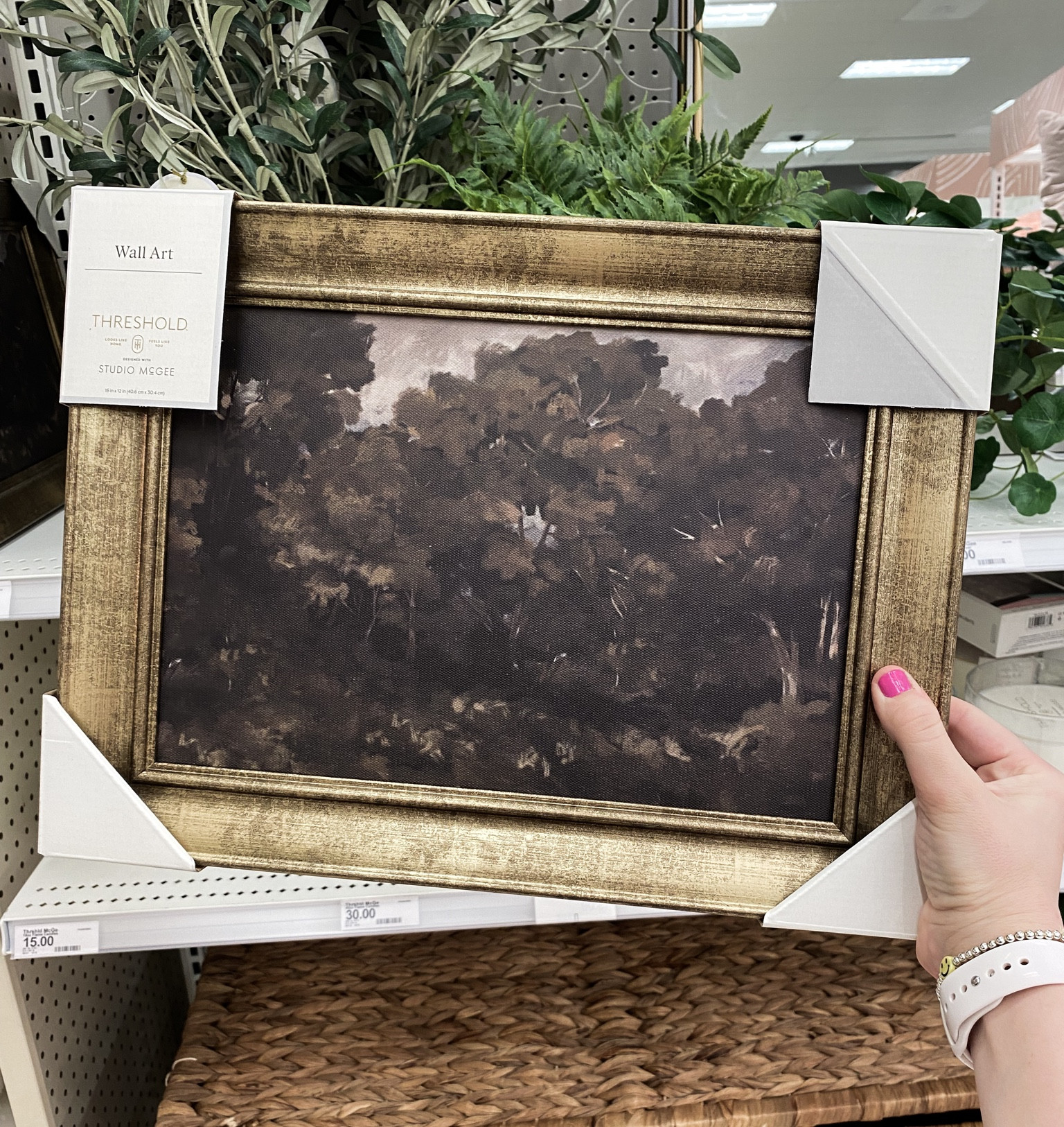 This framed canvas wall art at Target 🎯 is absolutely stunning. It is 16” x 12” and priced at $23.00