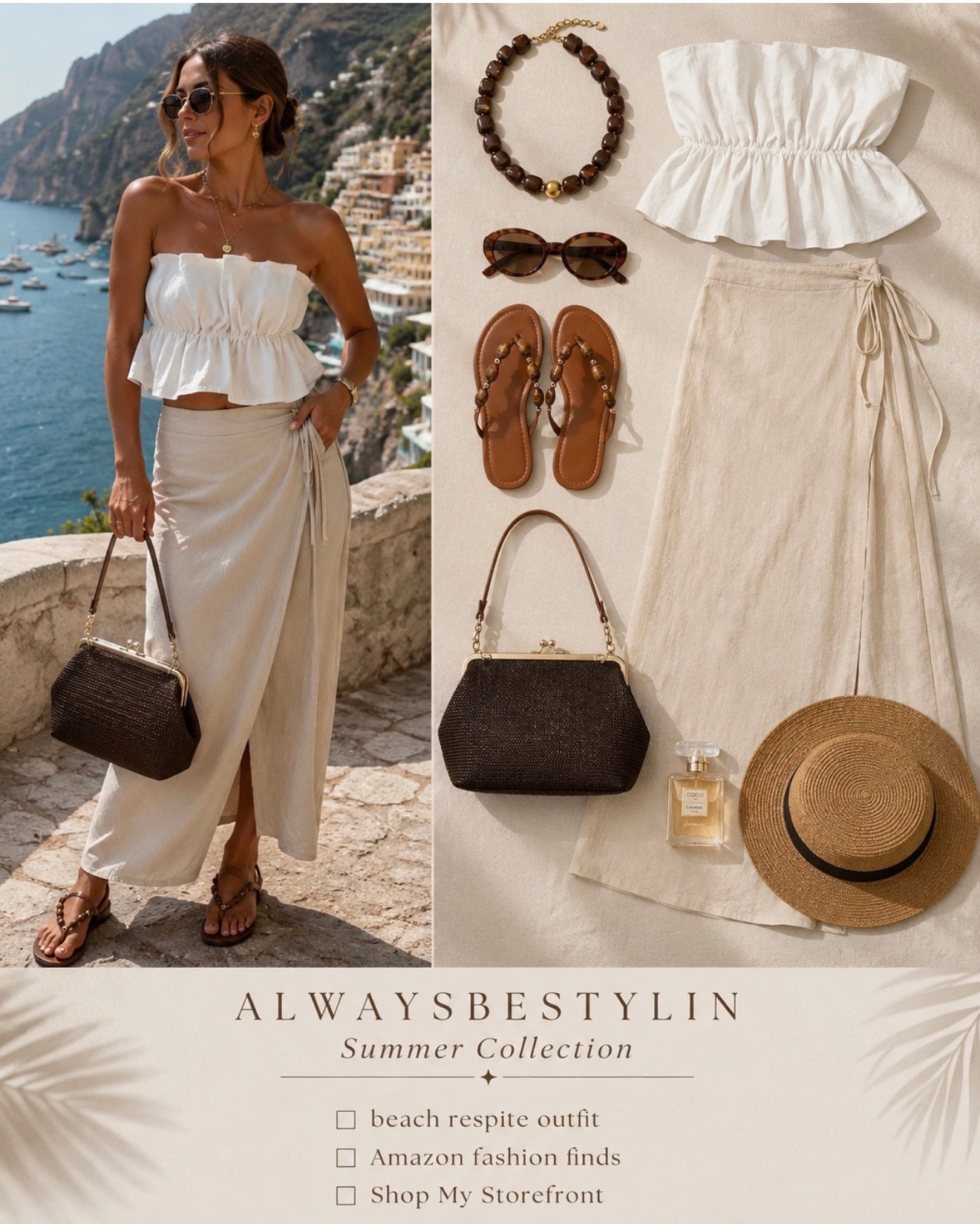Sunset dinners, salty air, and the perfect Amazon set. This linen skirt + top combo is effortlessly chic and made for beach date nights, vacation strolls, and waterfront dinners. Just add a woven bag, strappy sandals, and a golden tan for the ultimate coastal look. 🌊☀️🤍

Everything is linked in my LTK! #AmazonFinds #BeachDateNight #VacationStyle #LinenLook #LTKStyle #AlwaysBestylin

#LTKootd #LTKSeasonal #LTKSaleAlert